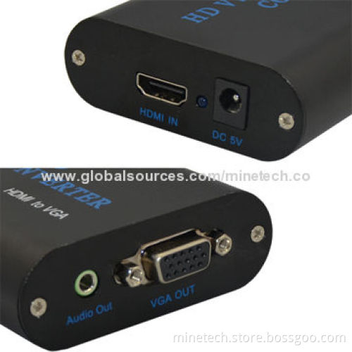 On sale HDMI-VGA converter, automatic detection HDCP, resolution up to 1920*1080p